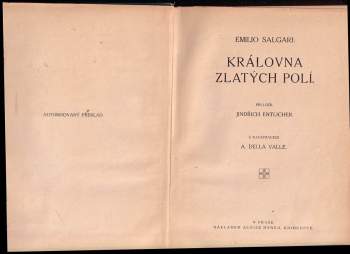 Emilio Salgari: Královna Zlatých polí