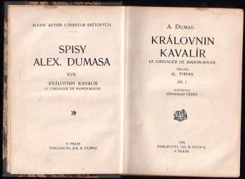Alexandre Dumas: Královnin kavalír