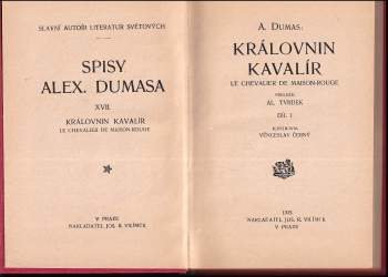 Alexandre Dumas: Královnin kavalír