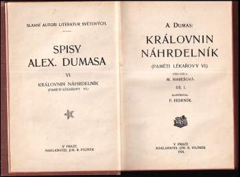 Alexandre Dumas: Královnin náhrdelník