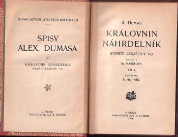 Alexandre Dumas: Královnin náhrdelník