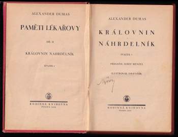 Alexandre Dumas: Královnin náhrdelník