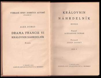 Alexandre Dumas: Královnin náhrdelník