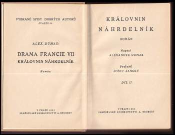 Alexandre Dumas: Královnin náhrdelník