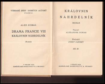 Alexandre Dumas: Královnin náhrdelník