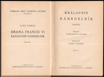 Alexandre Dumas: Královnin náhrdelník