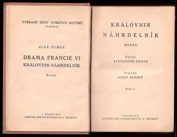 Alexandre Dumas: Královnin náhrdelník