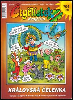 Královská čelenka - Čtyřlístek 703-704