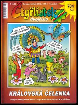 Královská čelenka - Čtyřlístek 703-704