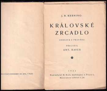 Johann Baptist Krebs: Královské zrcadlo