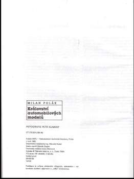 Milan Polák: Království automobilových modelů