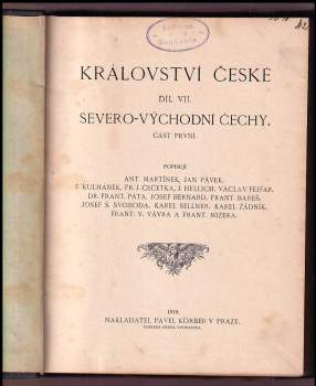 Karel Sellner: Království české