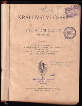 Josef Hanuš: Království české