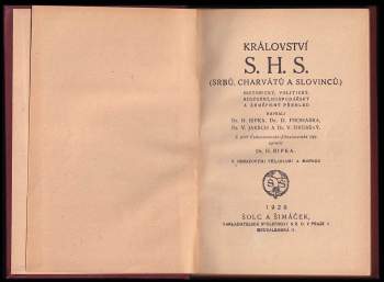 Viktor Dvorský: Království S.H.S. (Srbů, Charvátů a Slovinců)