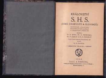 Dragutin Prohaska: Království S.H.S. (Srbů, Charvátů a Slovinců)