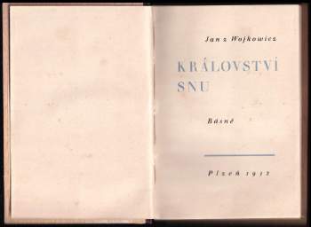 Jan Nebeský: Království snu