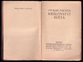 Otokar Fischer: Království světa