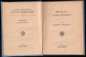 Gabriela Preissová: Králuša a jiné povídky