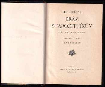 Charles Dickens: Krám starožitníkův