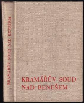 Kramářův soud nad Benešem