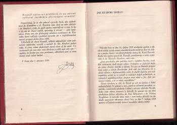 Karel Kramář: Kramářův soud nad Benešem