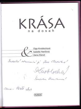 Olga Knoblochová: Krása na dosah