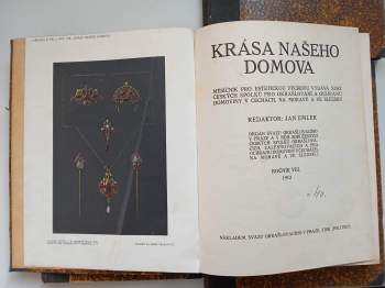 Jan Emler: Krása našeho domova - ročníky V, VIII, IX, X