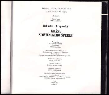 Bohuslav Chropovský: Krása slovienského šperku