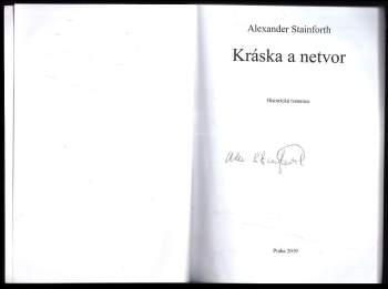 Alexander Stainforth: Kráska a netvor