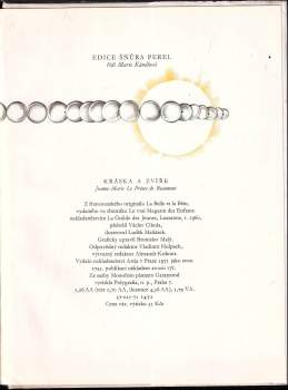 Jeanne-Marie Leprince de Beaumont: Kráska a zvíře