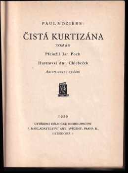 Paul Nozière: Čistá kurtizána
