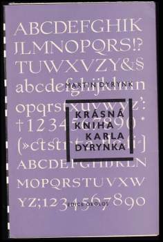 Krásná kniha Karla Dyrynka