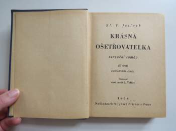 Sláva Václav Jelínek: Krásná ošetřovatelka