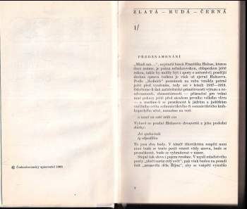 František Halas: Krásné neštěstí