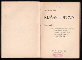 Miloš Janoška: Krásy Liptova