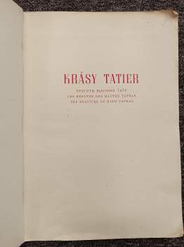Krásy Tatier