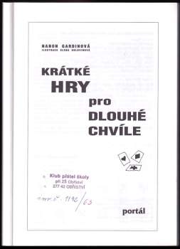 Nanon Gardin: Krátké hry pro dlouhé chvíle