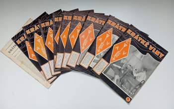 Krátké vlny - oficielní orgán čav. čs. amatérů vysilačů a SSKA 1948 - ročník VIII. - čísla 1 - 10 + 12