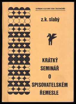 Krátký seminář o spisovatelském řemesle