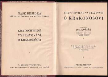 Julius Košnář: Kratochvilné vypravování o Krakonošovi