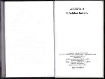 Julie Garwood: Křehká láska