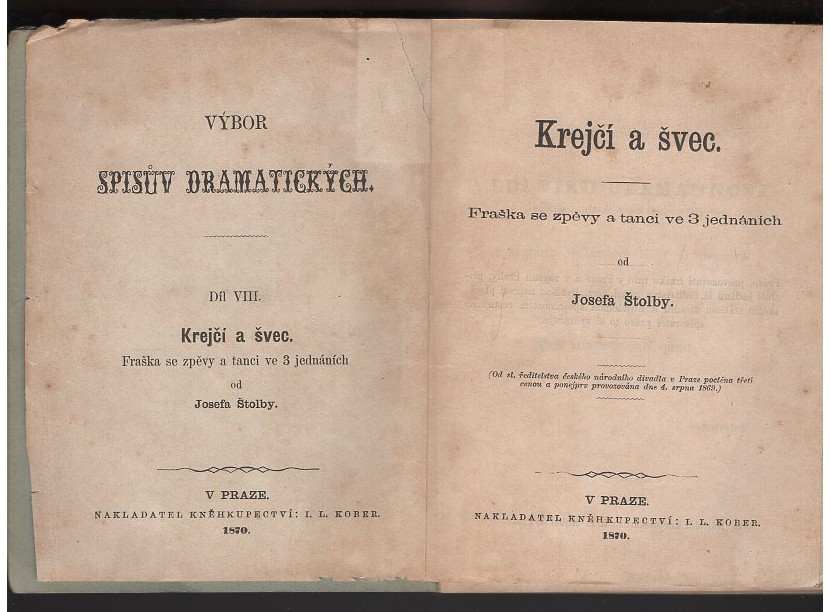 Josef Štolba: Krejčí a švec