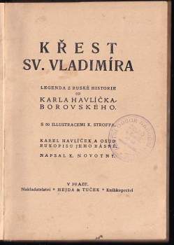 Karel Havlíček Borovský: Křest sv. Vladimíra