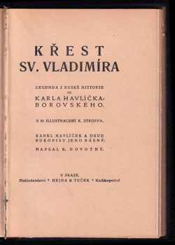 Karel Havlíček Borovský: Křest sv. Vladimíra