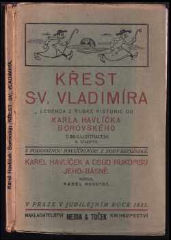 Karel Havlíček Borovský: Křest sv Vladimíra : legenda z ruské historie.