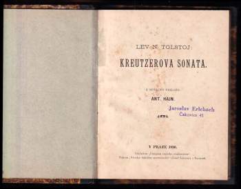 Lev Nikolajevič Tolstoj: Kreutzerova sonata