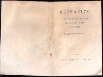 Krev a slzy