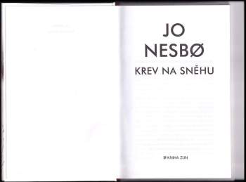 Jo Nesbø: Krev na sněhu