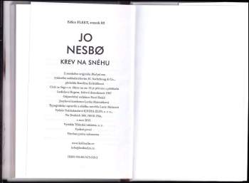 Jo Nesbø: Krev na sněhu