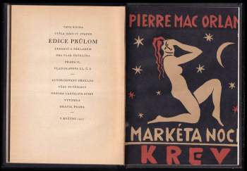 Pierre Mac Orlan: Krev ; Markéta noci